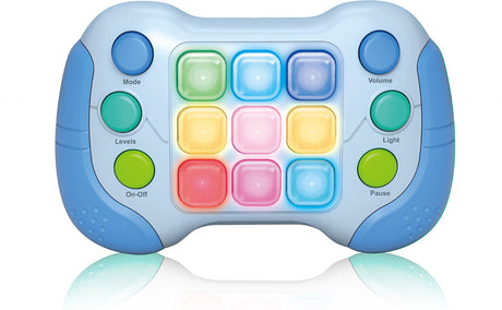 Toy Whack Attack On-The-Go Game with colorful buttons on a white background