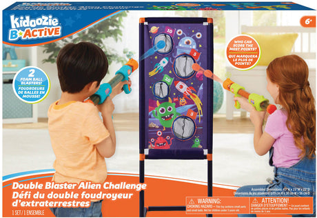 Kidoozie Double Blaster Alien Challenge packaging