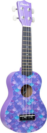 Purple Mermaid Ukulele, Soprano