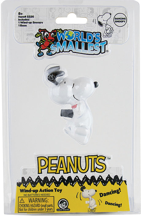 World's Smallest Peanuts wind-up action toy in packaging