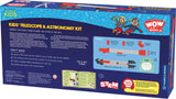 Box of Kids' Telescope & Astronomy Kit with colorful design and text