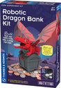 Box of Robotic Dragon Bank Kit with red dragon and treasure chest design