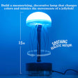 Robotic Jellyfish Night Light kit designed to mimic a jellyfish with text on a blue background