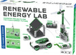Renewable Energy Lab STEM experiment kit packaging with various components on a white background