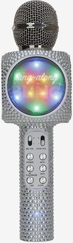 Silver Bling Karaoke Microphone