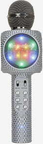 Silver Bling Karaoke Microphone