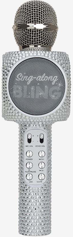 Silver Bling Karaoke Microphone