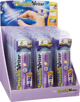 Display of Invisible Writer pens with packaging on a white background