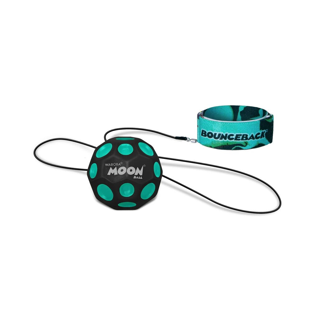 Waboba Bounceback Moon Ball on a Leash (assorted colors)
