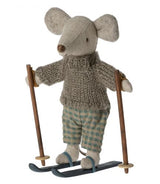 Winter Mouse With Ski Set: Big Brother