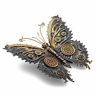 Steampunk Butterfly Metal Earth