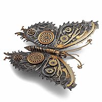 Steampunk Butterfly Metal Earth