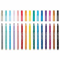 Rainbow Sparkle Glitter Markers - set of 15