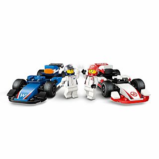 F1 Williams Racing & Haas F1 Race Cars