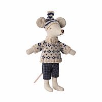 Winter Ski Blue: Dad Mouse