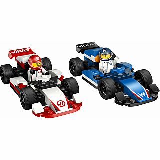 F1 Williams Racing & Haas F1 Race Cars