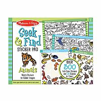 Animal Seek and Find Sticker Pad