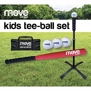 Kids T-Ball Set with 3 Soft Balls