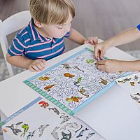 Animal Seek and Find Sticker Pad