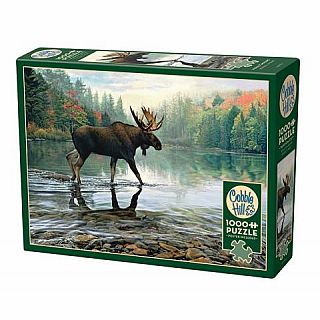 Moose Crossing 1000 Piece Puzzle