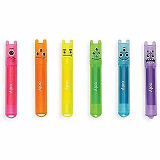 Mini Monsters Scented Markers, Set of 6