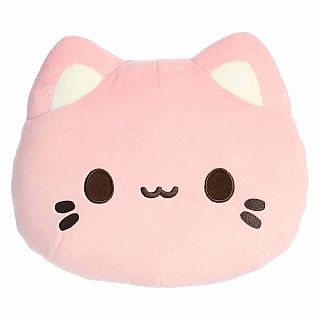 Tasty Peach - Meowchi Face Plush - 10" Strawberry