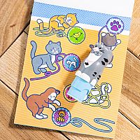 Cat Activity Pad: Sticker Wow