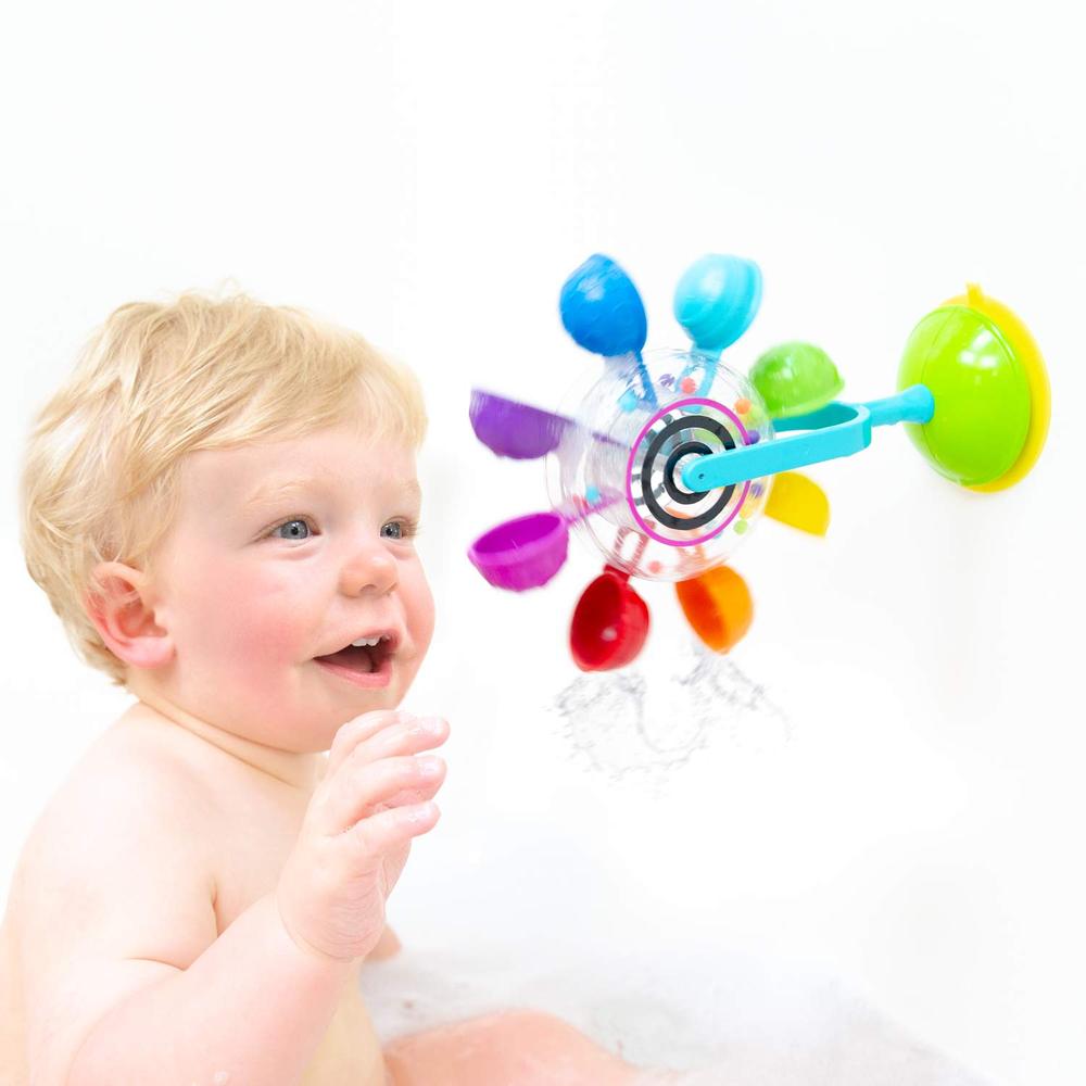 Sassy Whirling Waterfall Suction Stem Toy For Bathtime Fun And Learning