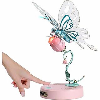 ROKR Pink Butterfly DIY Mechanical 3D Puzzle