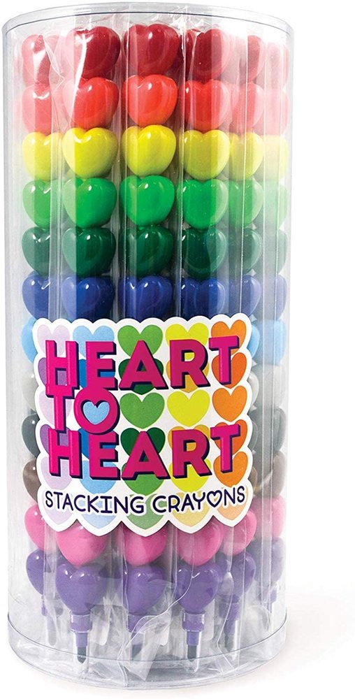 Stacking Crayons Heart Stacking Crayons - Grandrabbit's Toys in