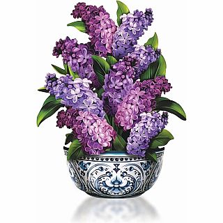 Garden Lilacs Pop Up Card