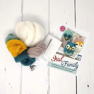 Owl Family Needle Felting Craft Kit