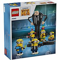 Brick-Built Gru and Minions