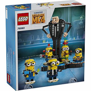 Brick-Built Gru and Minions