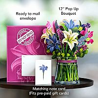 Lilies & Lupines Pop Up Card 