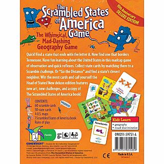 The Scrambled States of America Game - Deluxe Edition