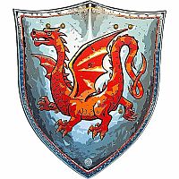 Knight Shield Amber Dragon 