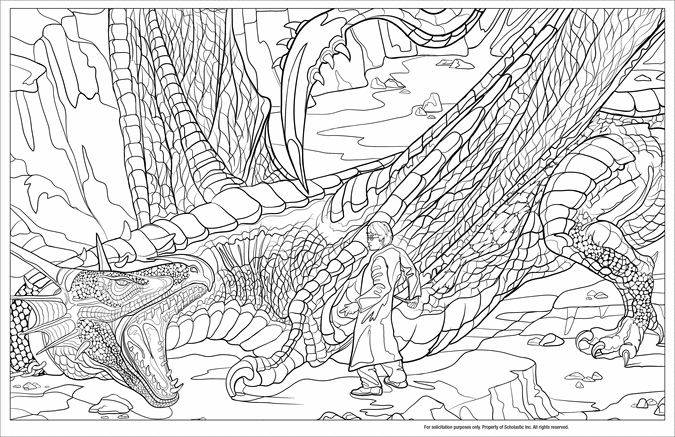 Download Harry Potter Magical Creatures Coloring Book Paperback Grand Rabbits Toys In Boulder Colorado