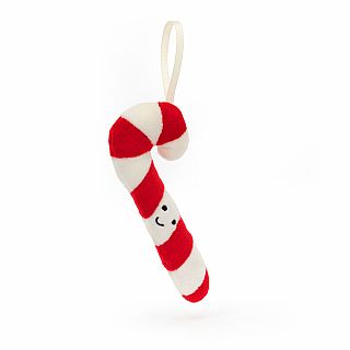 Candy Cane Festive Folly Ornament