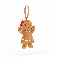 Ruby Gingerbread Festive Folly Ornament