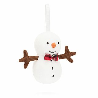 Snowman Festive Folly Ornament