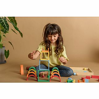 Montessori Rainbow Blocks