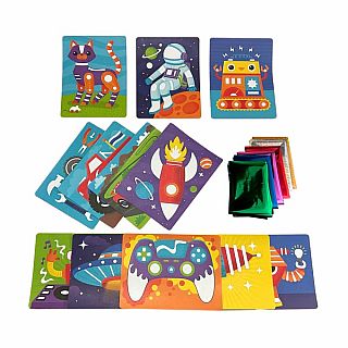 Foil-tastic Foil Art & Coloring Set - Gadgets & Gizmos