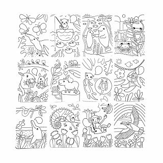 Undercover Art Hidden Pattern Coloring Activity Art Cards - Rainforest Fun