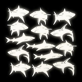 Glow-In-The-Dark-Sharks