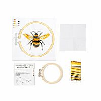 Bee Mini Cross Stitch Embroidery Kit