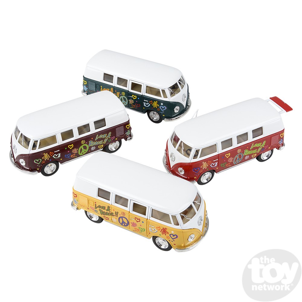 Volkswagen Bus Flower Power 5 in. - Grandrabbit's Toys in Boulder, Colorado