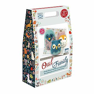 Owl Family Needle Felting Craft Kit