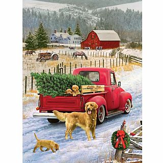 Christmas on the Farm - 1000 Pieces 