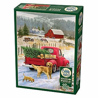 Christmas on the Farm - 1000 Pieces 